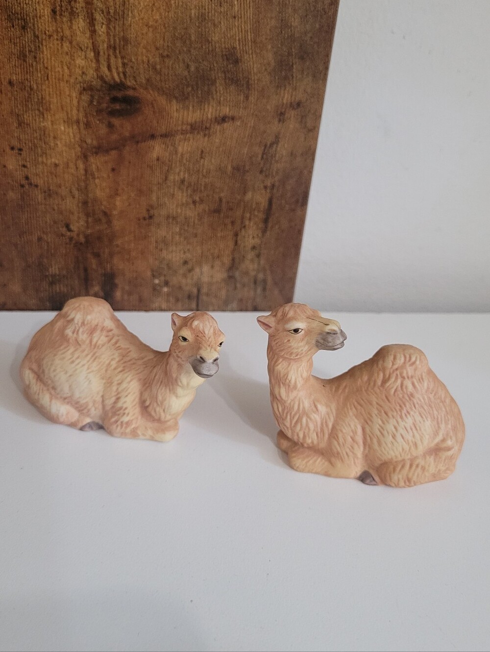Vintage Franklin Mint Camel Salt And Pepper Shakers